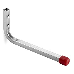 9 x OrgaTech Wandhaken 80 x 175 mm Gerätehalter Montagehaken Allzweckhaken