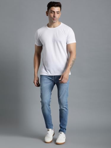 Image of hummel Cam Men's Cotton Round Neck Half Sleeve T-Shirt
