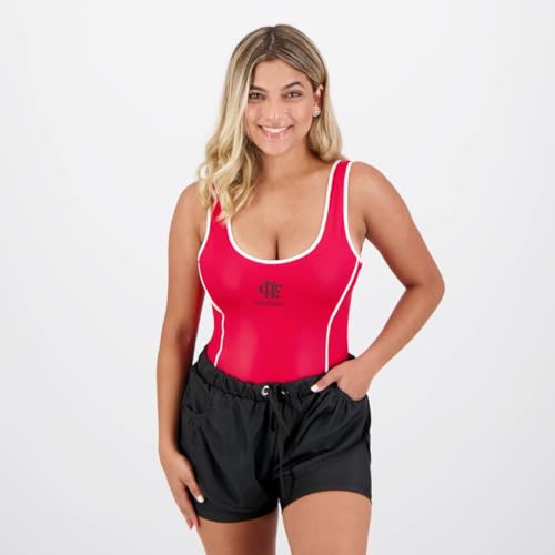 Body Flamengo Competing Feminino Vermelho