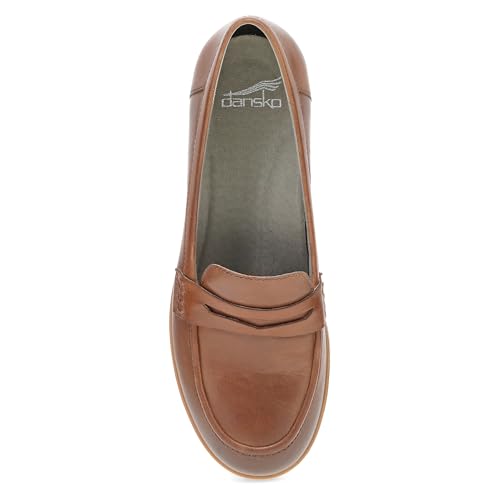 Image of Dansko Danica Heeled Loafer for Women - Waterproof Leather with Rubber Outsole and Leather Stacked Heel for Long-Lasting Style in Any Weather