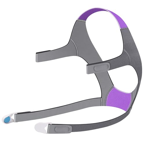 Image of Airfit f20 Headgear with Clips, Replacement CPAP Headgear Strap for ReaMed Airfit /AirTouch F20 Full Face Mask, Adjustable Design, Purple