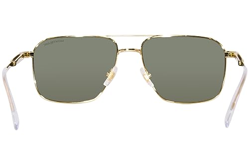 Mont Blanc MB0278S 002 Sunglasses Men's Gold/Green Pilot 56mm4