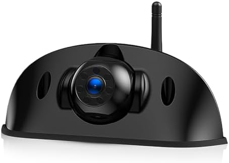 ZEROXCLUB Sharkfin Wireless Rear View Backup Camera for BW7, IR Night Vision, IP69K Waterproof- BW7R