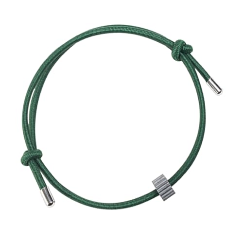 JNNJ Auto-Notfall-Armband, Auto-Fenster-Brecher-Armbänder, Das Armband Auto Glasbrecher Mit Wolframkarbid-Perlen, Auto-Fensterbrecher Upgrade Escape-Armband(Dunkelgrün)