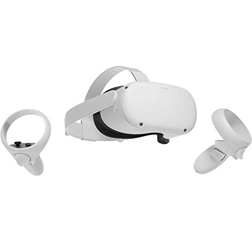 2020 Oculus Quest 2 All-in-One VR Headset, 256GB SSD, Óculos Compitble, Áudio 3D, Mytrix Maleta, fon