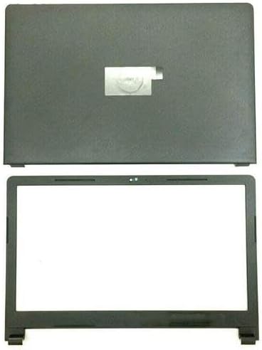 Black LCD Back Cover Top Base Rear Lid+Front Bezel Compatible with Dell Inspiron 15 3565 3567 P63F P63F002 P63F003