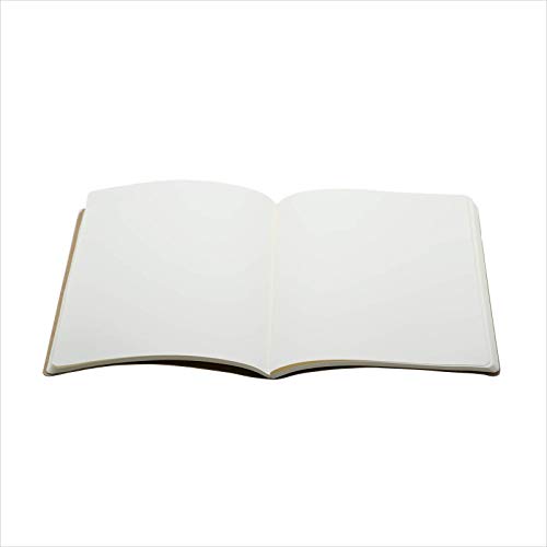 Forletter - Packung mit 3 Notizbüchern aus Kraftpapier - 14,5 cm x 21 cm - Hellbraun