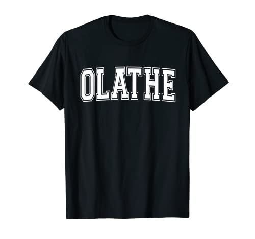 OLATHE KS KANSAS USA Estilo universitario deportivo vintage Camiseta