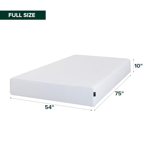 Image of Zinus 10 Inch Green Tea Cooling Memory Foam Mattress [New Version], Full, Fiberglass Free, Medium Firmness, Cooling Gel Foam, Certified Safe Foams & Fabric, Mattress in A Box