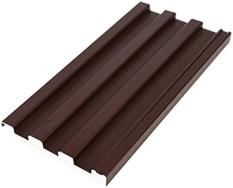 Insulated Aluminum Roofing Panels - Corrugated Roof Sheets with Screws for Patios, Garages, Sheds, Pergolas, Sun Rooms & Balconies - Durable Windproof Covering