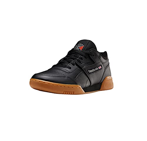 Image of Reebok Men's Workout Plus Cross Trainer, Black /Carbon /Classic red, 13 M US
