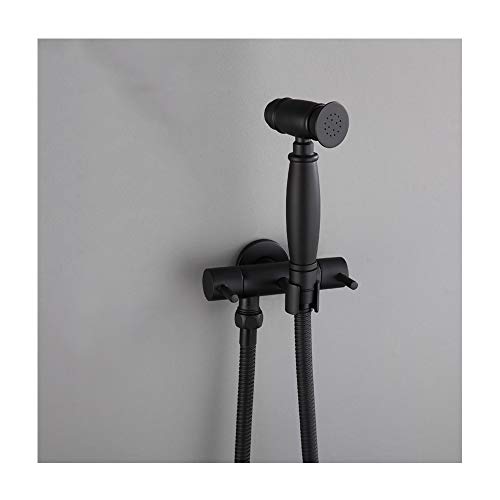 HandheldToilet Sprayer Dual Handle BathroomSprayer Set with Single Cold Water Wall Mounted Water Baby Cloth Diaper Sprayer with Hose