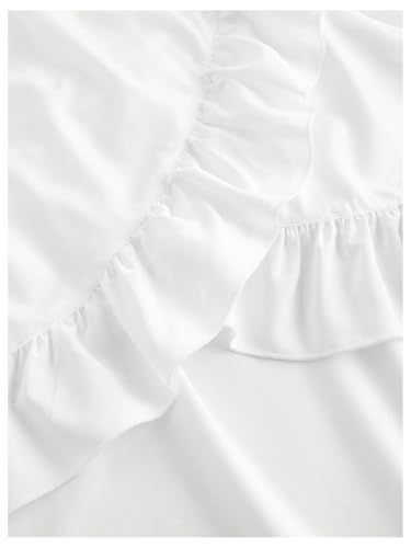 Verdusa Women's Renaissance Tiered Layered Ruffle Skirt High Low A Line Flowy Skirts4