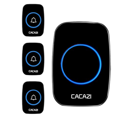 ワイヤレスドアチャイム インターホン 電池式受信機 工事不要 防水仕様 36種メロディ 4段階音量調節 玄関/介護用