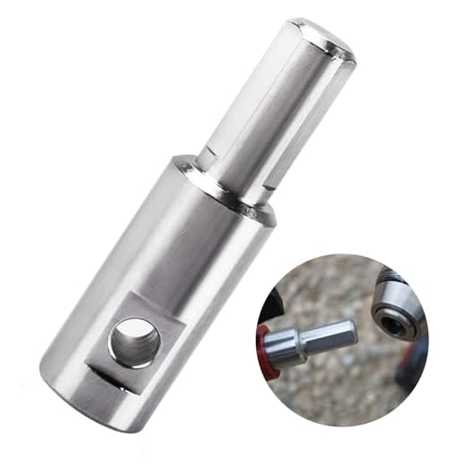 Ice Auger Drill Adapter Fits 1/2" Plus Drill Chuck, Hand Ice Fishing Auger Drill Bit 1/4" Hole Fits for 1/4"-20 Wing Bolts & Locking Screws Connect with Cordless Electric Power Drill, 1 PCS.
