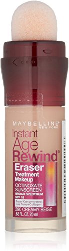 Maybelline Instant Age Rewind Eraser Treatment Makeup, Creamy Beige [290] 0.68 oz