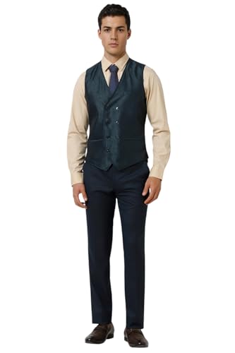 Image of Van Heusen Men's Polyester Blend Three Piece Suit-Dress Set