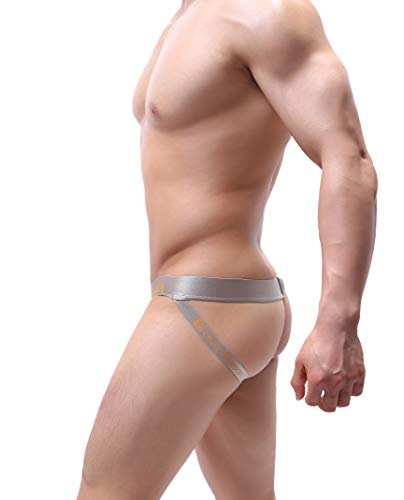 Sexy Low Waist Men's Thong G-Strings Breathable Stretch Cotton Underwear Panties4