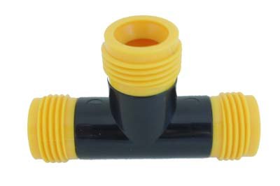Mr. Soaker Hose .580 Soaker Hose Tee, Bag of 10