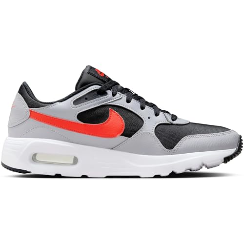 Image of Nike Mens Air Max Sc-Black /Picante Running Shoes Red-Cement Grey-Cw4555-015-6Uk, 6 UK