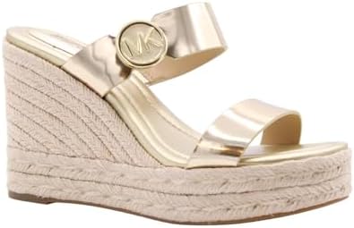 Michael Kors Women's Lucinda Espadrille Wedge Sandal, Pale Gold, 5.5 UK,  Light Gold, 38.5 EU, pale gold : Amazon.nl: Fashion