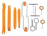Kit Herramientas Desmontaje Molduras Tablero Auto Faros Audio Radio Estéreo Reparación y Eliminación de Tapicería de...
