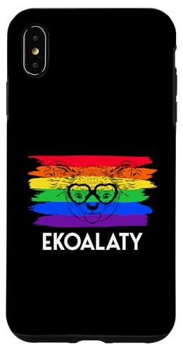 Ekoalaty Koala Bear Face Rainbow Flag Gay Pride �z���Z�N�V���� �X�}�z�P�[�X iPhone XS Max �p