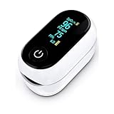 メディケン(MEDIKEN) パルスオキシメーター 心拍計 spo2/PI値付き/脈拍測定器 敬老の日 脈拍計 酸素濃度計 指先 高精度 簡単操作・携帯便利 付属品4点セット 使いやすい 収納ケース付き ストラップ付き 旅行 家庭用 ディスプレイ 見やすい