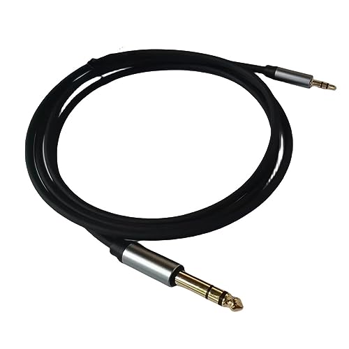 Adaptador AUX Jack 3.5mm a 6.5mm QMQJIA miniatura 1