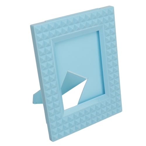 Mini Cornici per Foto da 4.3x3.3 Pollici plastica Robusta da Tavolo per Esposizione di Foto 12 11 9 8 7 Decorazione per Casa e Ufficio BLUE