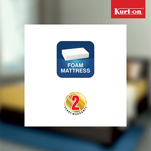 Image of Kurl-On Mattress | Mattress Queen Bed, High Density Foam Mattress, 4-Inch Bed Mattress, Mattress Queen Size, Sturdy Heavy Duty Foam (72x60x4 Inches, Medium Firm Support)-Jade P