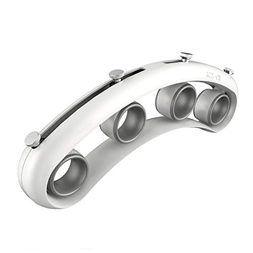 Chitarra Finger Expander Trainer portatile Speed di Home Tool Accessori Bass Piano Strumento Musica Forza mano Strengthener Span Practice Starter (Bianco)