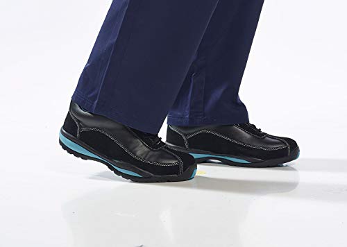 Portwest FW39BKR37 Scarpa Donna Steelite S1P Hro, Nero/Azzurro, 37 - 3