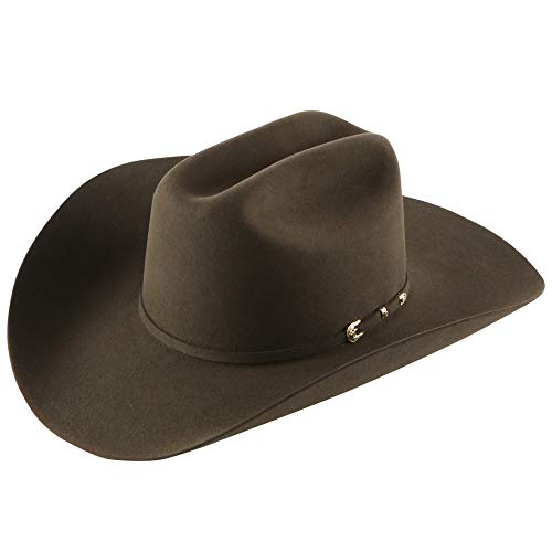 Stetson 6X Sage Munford Felt Western Cowboy Hat 6 3/4 Brown