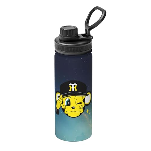 阪神 リーグ 優勝記念 タイガース 水筒 スポーツボトル 真空断熱 保温 保冷 二重断熱構造 ステンレス スポーツドリンク対応 直飲み 漏れない 大人 子供 男女兼用 530ml