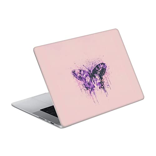 Autocollant vinyle MacBook Pro 16 A2485 avec motif papillon LebensArt