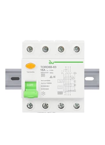 Disjoncteur différentiel type B 40A RCCB 230V haute sensibilité 30mA 10KA