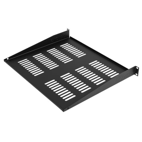 Gator Rackworks Universal Rack Mounting Vented Accessory Shelf, 1U Size - 15" Deep (GRW-SHELFVNT1)