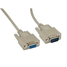 كابل مودم DB9 M/F Null بطول 25 قدمًا، عبوة واحدة