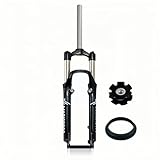 cross gabel canti Technische Daten: 28,6 mm gewindeloses gerades Lenkgetriebe, Schulterverriegelung, Hub: 100 mm; QR: 9 mm * 100 mm, Bremstyp: Scheibenbremse und V-Bremse, Gewicht: ca. 2,45 kg.