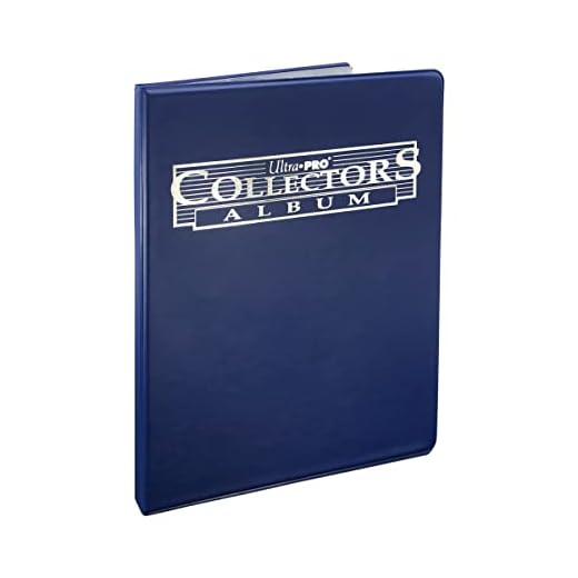 4-Pocket Cobalt Collectors Portfolio