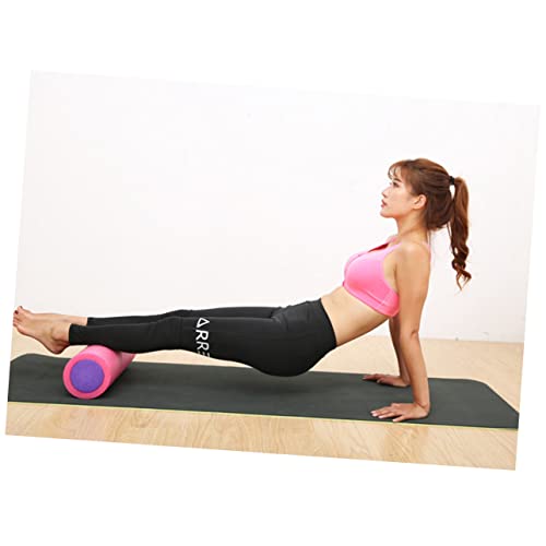 Rodillo de masaje para yoga, columna sólida para fitness, balance para mujeres, espuma duradera y cómoda de alta elasticidad, color rosa miniatura 6