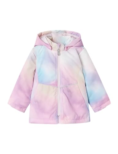 NAME IT Mädchen Nmfmaxi Jacket AOP Kurzjacke, Lila, 104