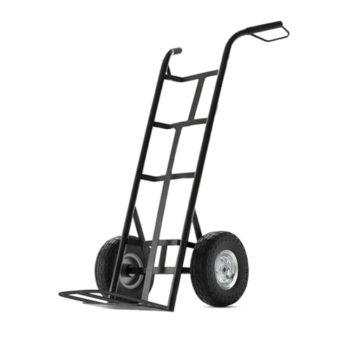 Carrello Portapacchi Portata fino a 250kg - per Trasporto Carichi Pesanti, con Ruote Resistenti, Struttura in Metallo, Blu