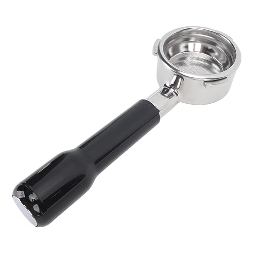 Porte-filtre à 3 oreilles de 58 mm noir pour savourer un café authentique à la maison