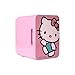 Ukonic Hello Kitty Mini Fridge 4L/6-Can Cooler – Thermoelectric, Portable, AC/DC, Kawaii Pink Design, Official Sanrio, for Bedroom, Office, Travel