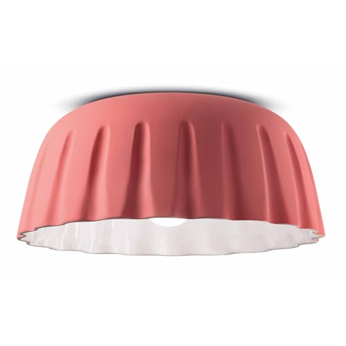 Plafonnier Decò rose corail C2572 pour illuminer un couloir ou une entrée chic