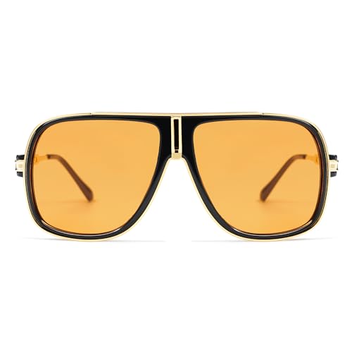 Retro Aviator Sunglasses for Women Men Oversized 70s 90s Square Womens Mens Sunnies AP3683