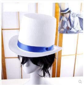 Amazon コスプレ 名探偵コナン マジシャン 怪盗キッド レーザー まじっく怪斗 シルクハット 白 ホワイト おもちゃ雑貨 手品 おもちゃ