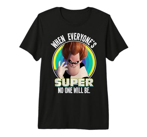 Disney Pixar Incredibles Syndrome Super Premium T-Shirt Premium Tri-blend T-Shirt
